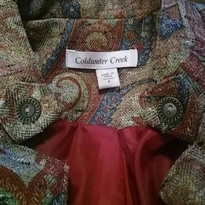Coldwater Creek Tapestry Jacket